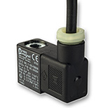 Solenoid Coil System 8 ATEX, a) 22 and b) 30 mm,three-wired cable, with sleeve, thermoplastic